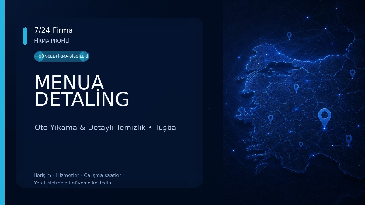 MENUA DETALİNG Oto Yıkama & Detaylı Temizlik