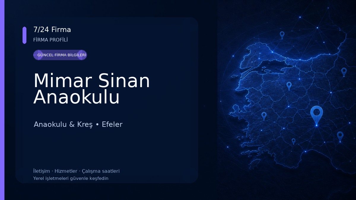 Mimar Sinan Anaokulu Anaokulu & Kreş