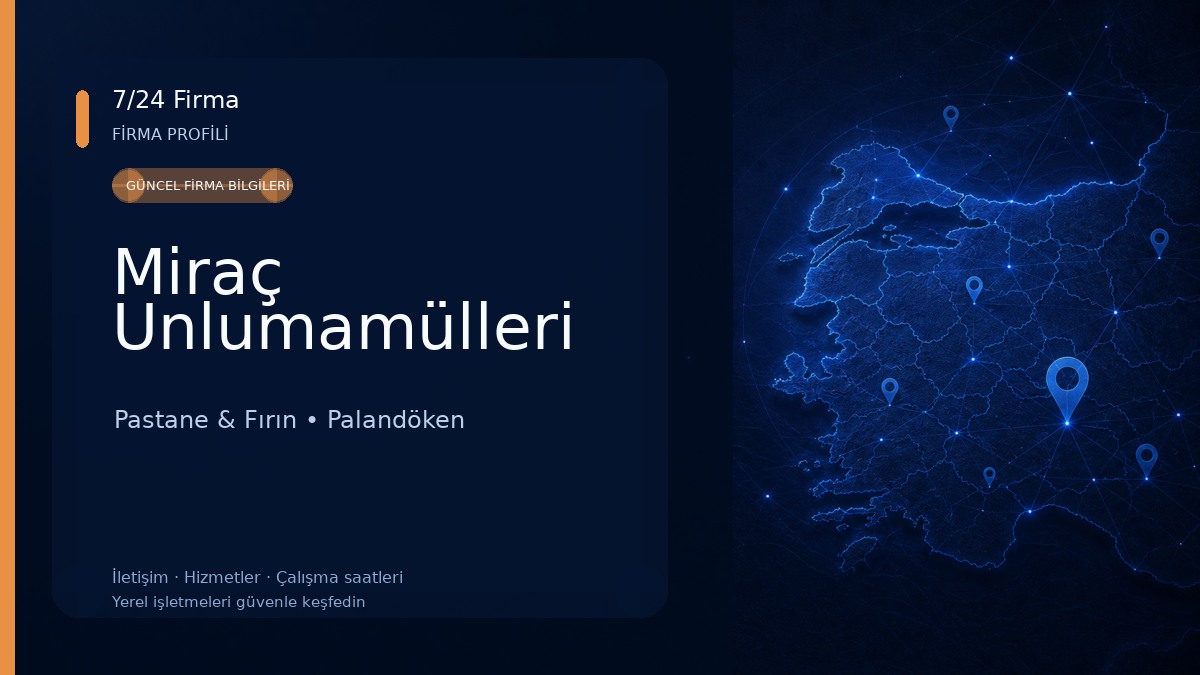 Miraç Unlumamülleri Pastane & Fırın