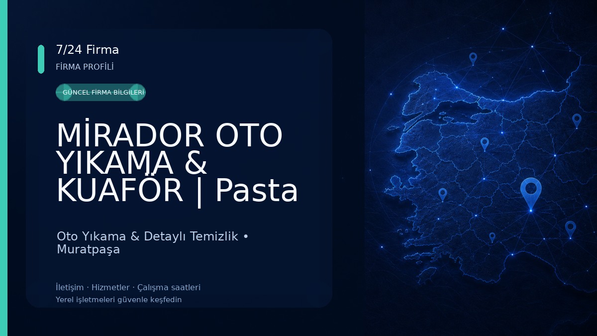 MİRADOR OTO YIKAMA & KUAFÖR | Pasta - Cila, Detaylı Temizlik, Far Temizliği, Seramik Koruma, Seramik Kaplama, Oto Yıkama & Detaylı Temizlik