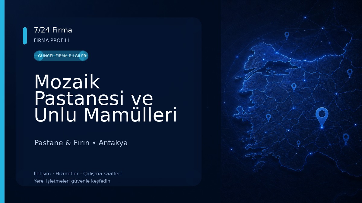 Mozaik Pastanesi ve Unlu Mamülleri 
