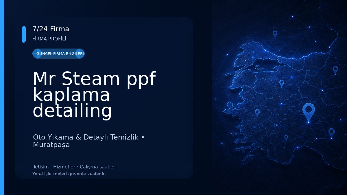 Mr Steam ppf kaplama detailing seramik kaplama Oto Yıkama & Detaylı Temizlik