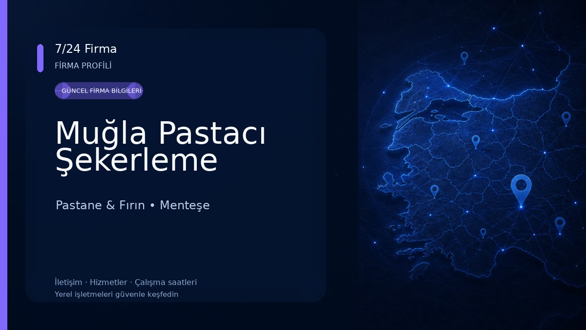 Muğla Pastacı Şekerleme 