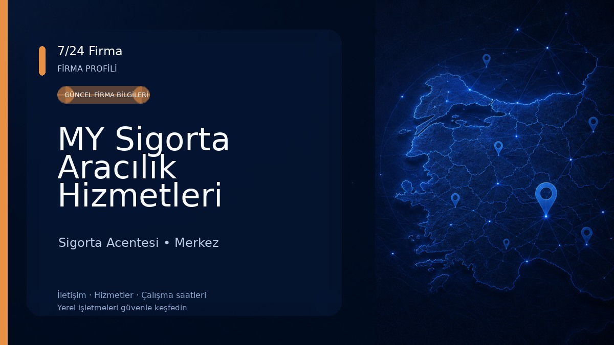 MY Sigorta Aracılık Hizmetleri Sigorta Acentesi