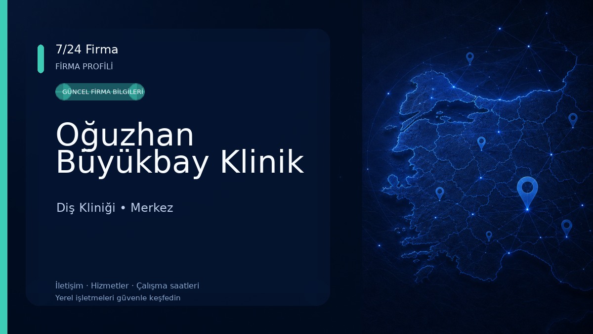 Oğuzhan Büyükbay Klinik Diş Kliniği