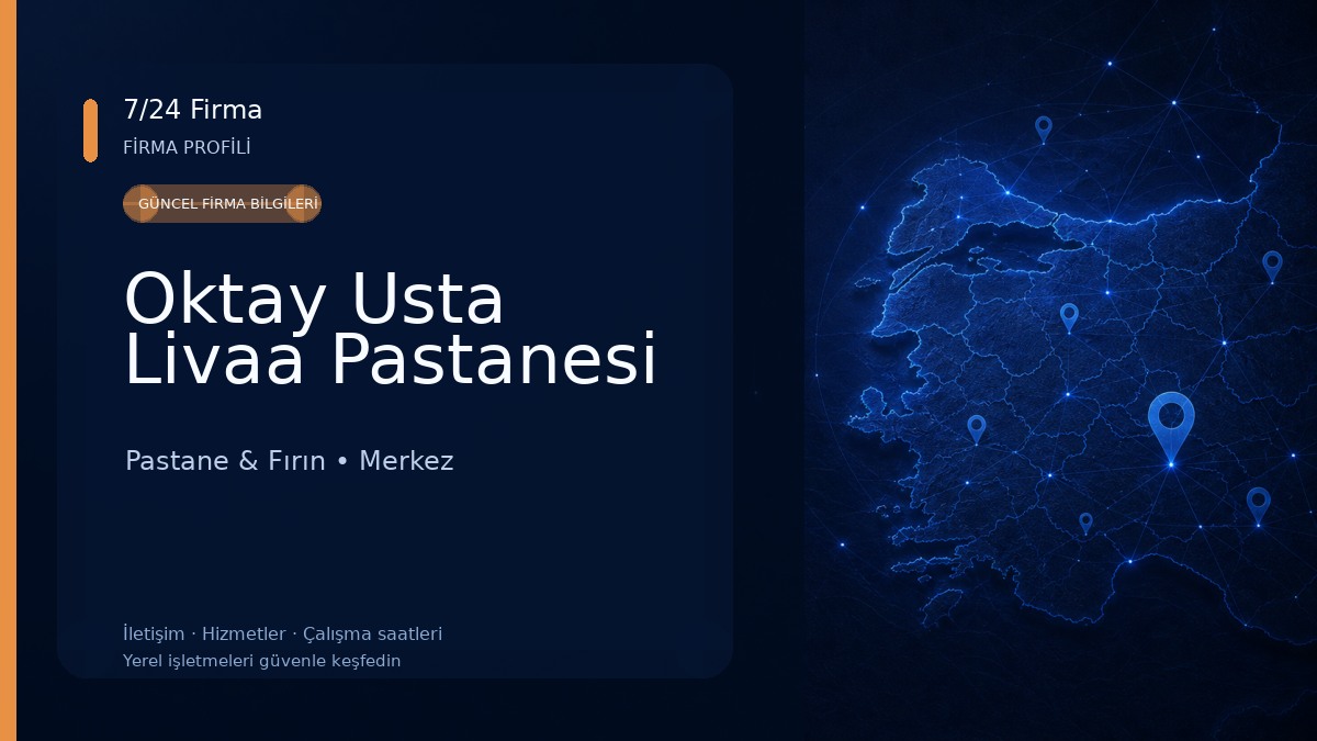 Oktay Usta Livaa Pastanesi Pastane & Fırın