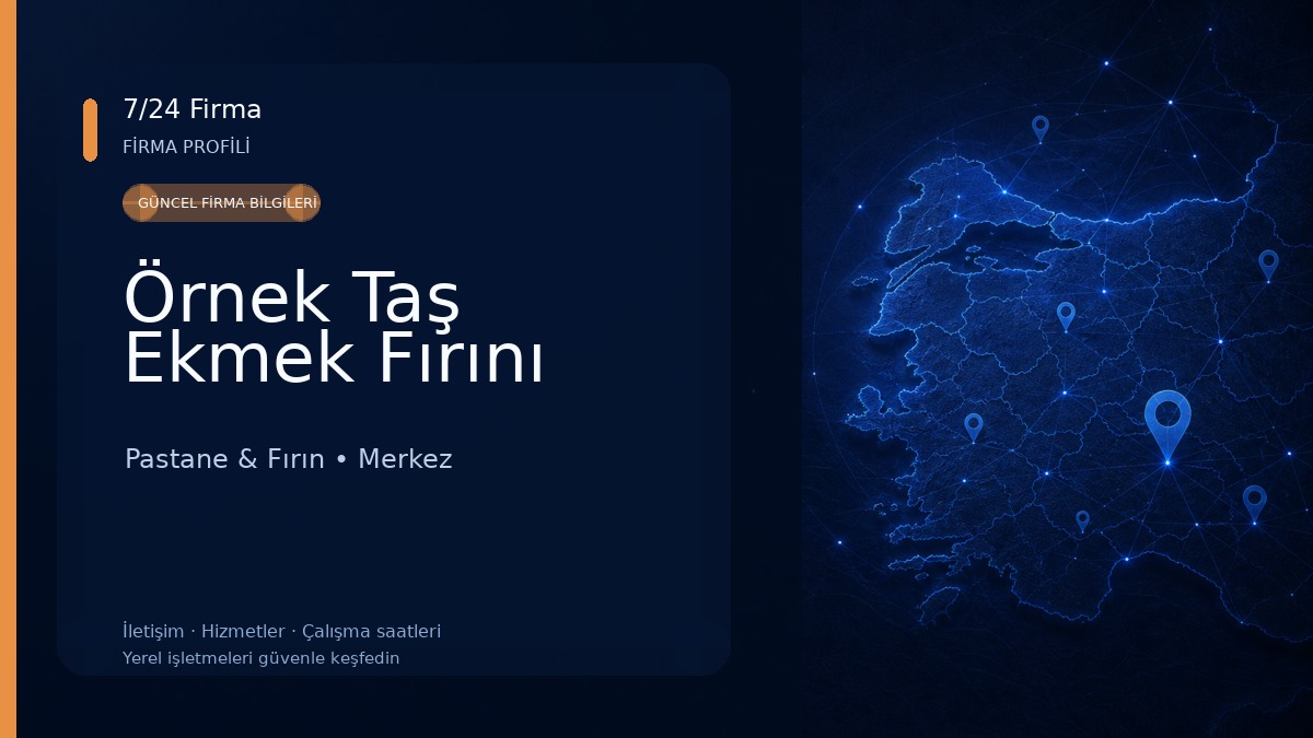Örnek Taş Ekmek Fırını Pastane & Fırın