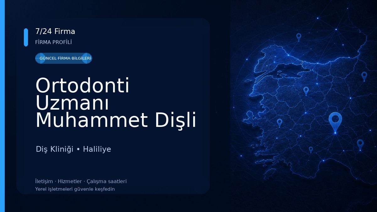 Ortodonti Uzmanı Muhammet Dişli
