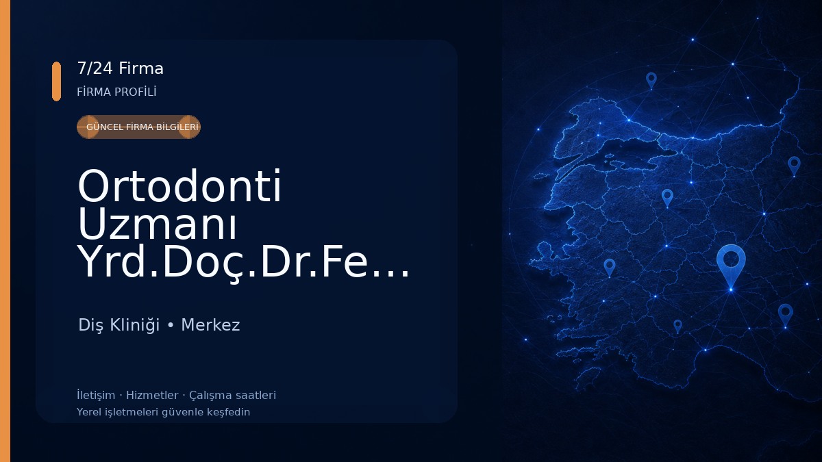 Ortodonti Uzmanı Yrd.Doç.Dr.Feyza Holoğlu