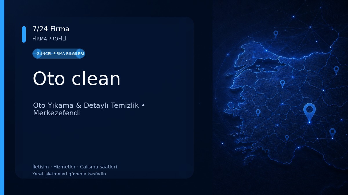 Oto clean Oto Yıkama & Detaylı Temizlik