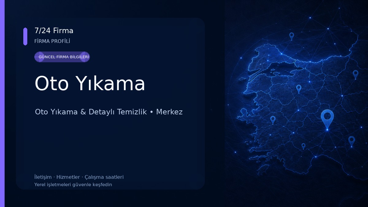Oto Yıkama Oto Yıkama & Detaylı Temizlik