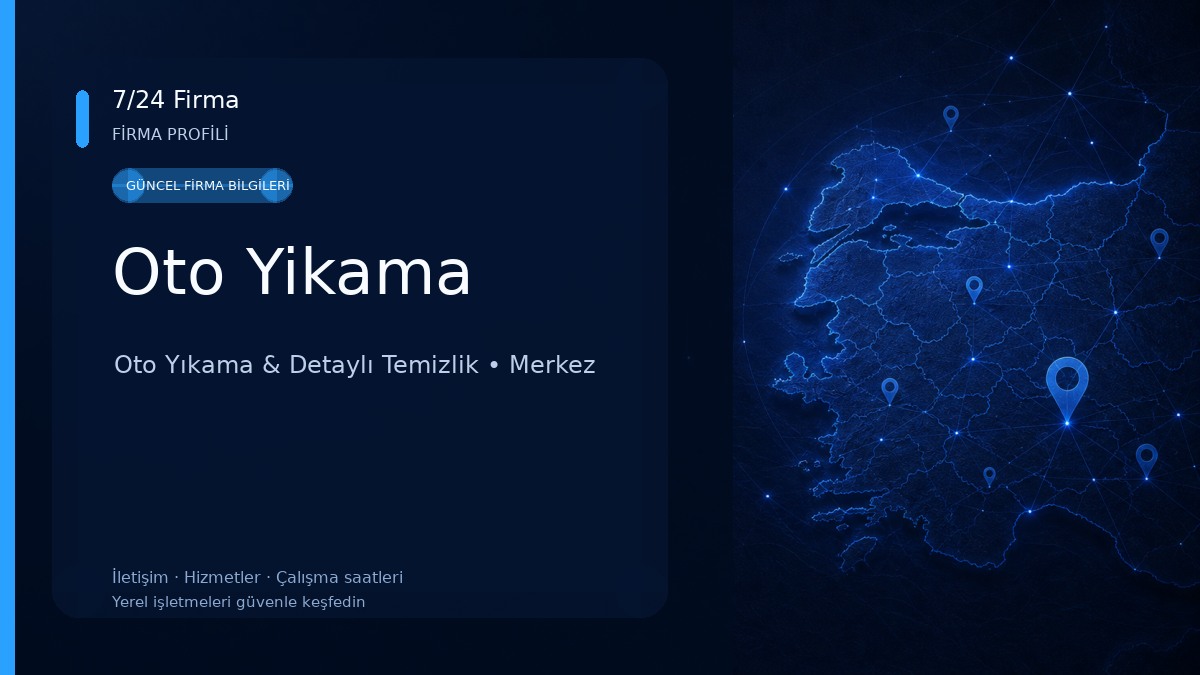 Oto Yikama Oto Yıkama & Detaylı Temizlik