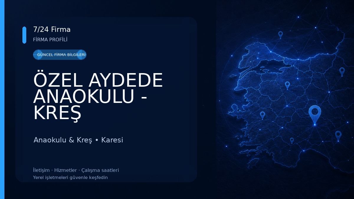 ÖZEL AYDEDE ANAOKULU - KREŞ Anaokulu & Kreş