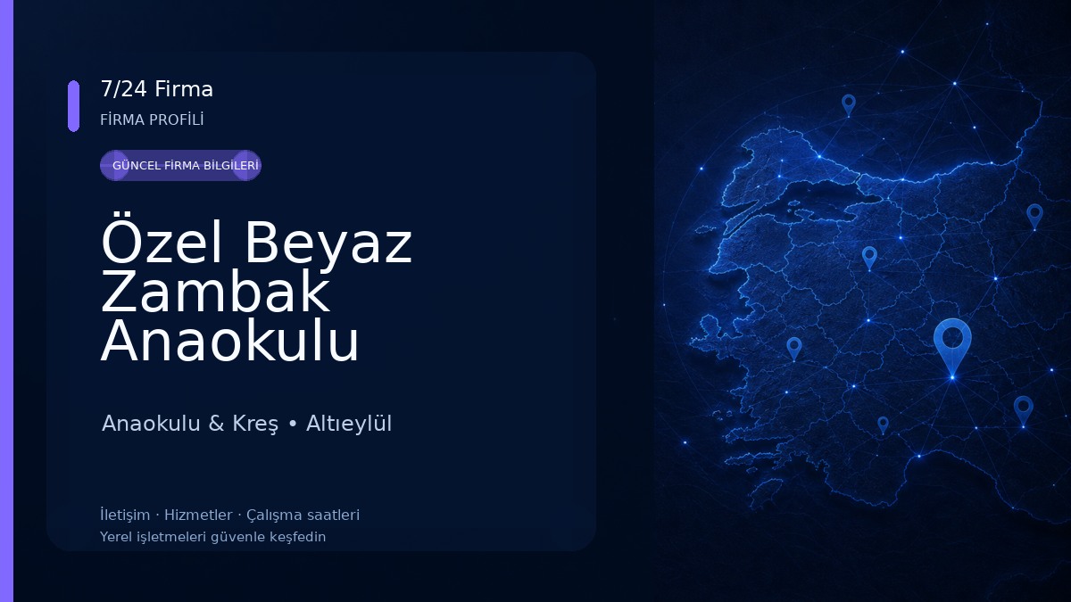 Özel Beyaz Zambak Anaokulu Anaokulu & Kreş