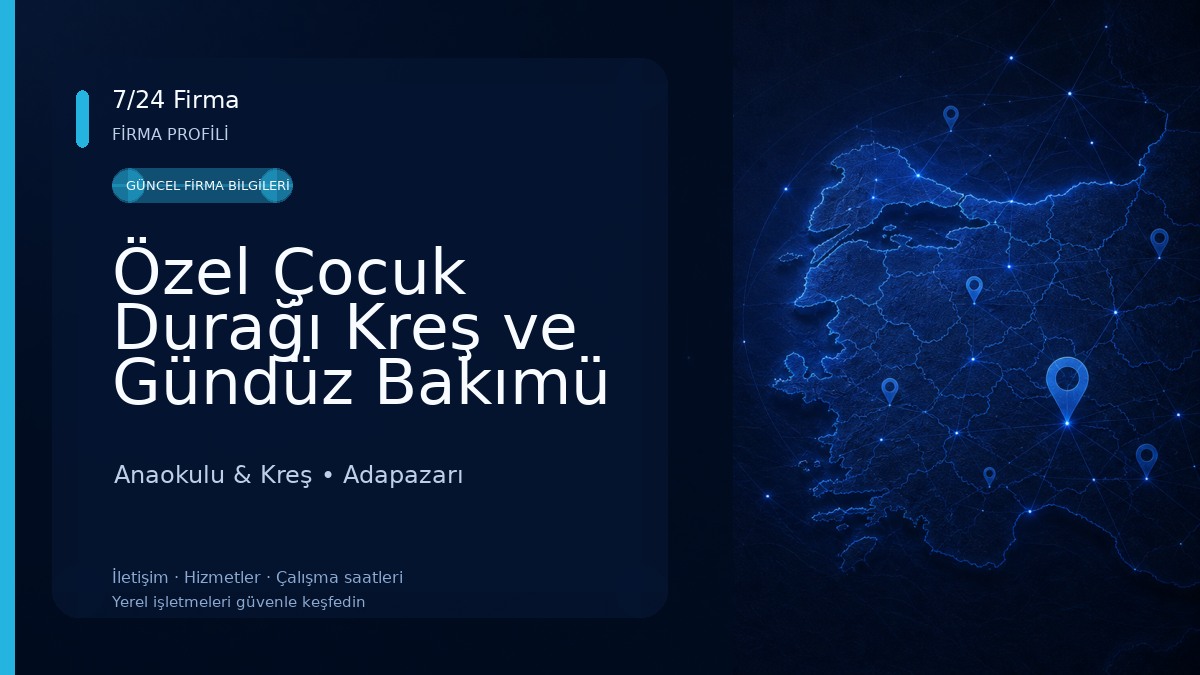 Özel Çocuk Durağı Kreş ve Gündüz Bakımü Evi