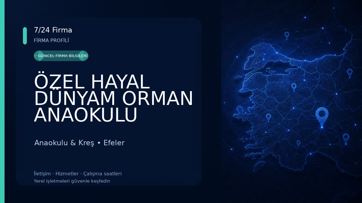 ÖZEL HAYAL DÜNYAM ORMAN ANAOKULU Anaokulu & Kreş