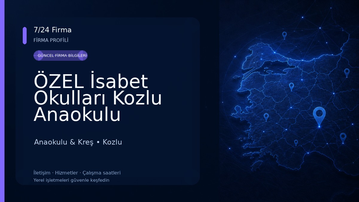 ÖZEL İsabet Okulları Kozlu Anaokulu Anaokulu & Kreş