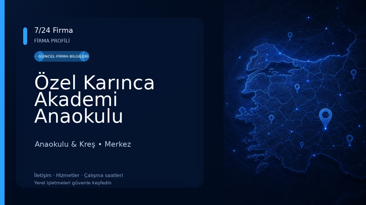 Özel Karınca Akademi Anaokulu Anaokulu & Kreş