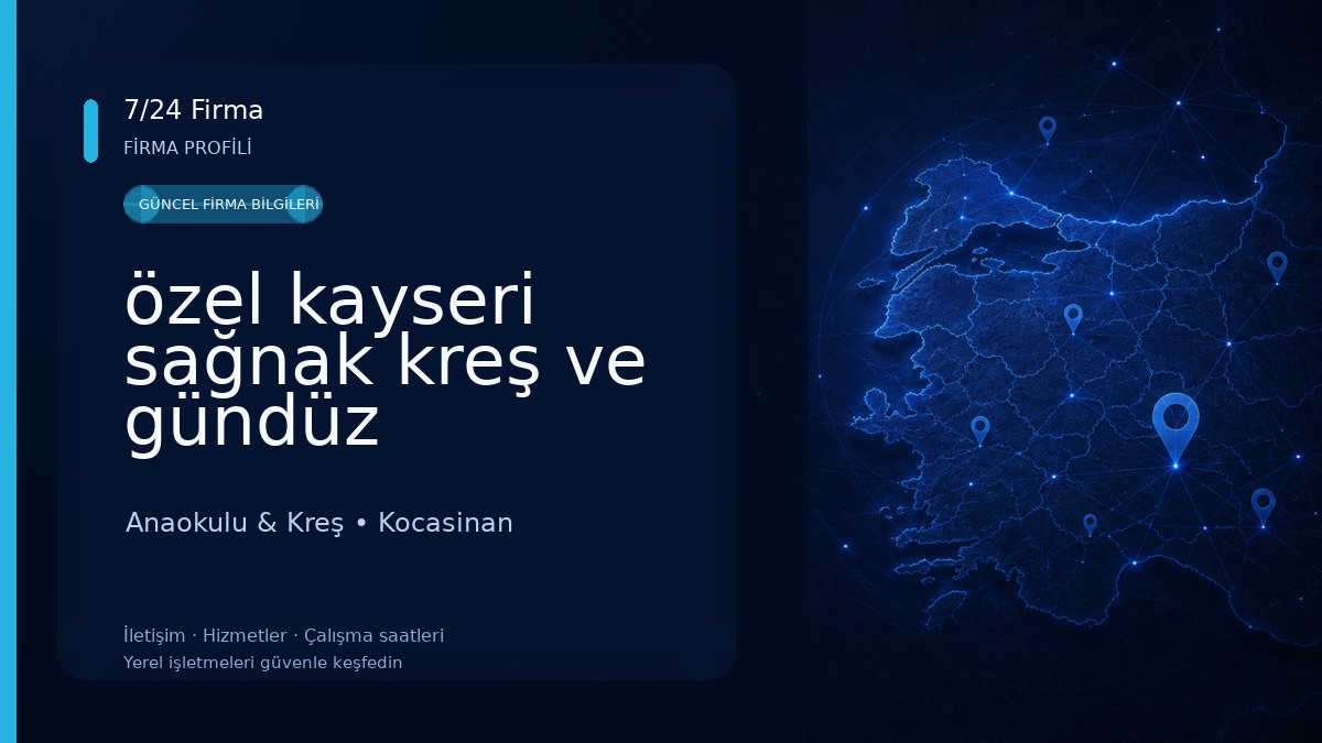özel kayseri sağnak kreş ve gündüz bakımevi Anaokulu & Kreş