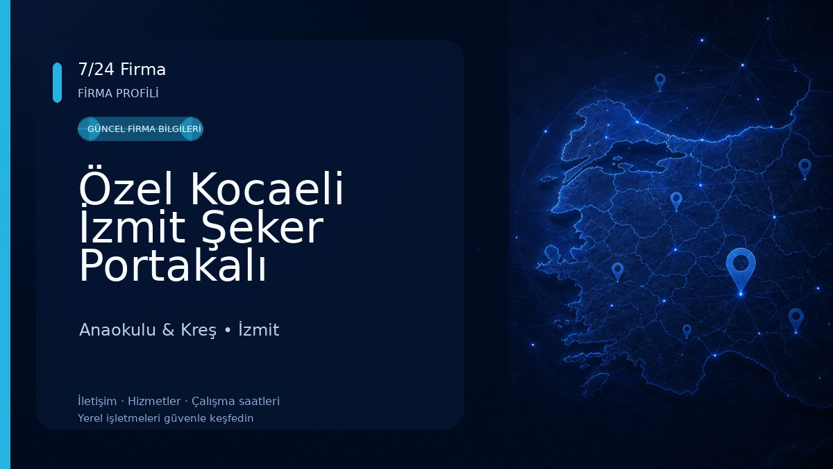 Özel Kocaeli İzmit Şeker Portakalı Anaokulu