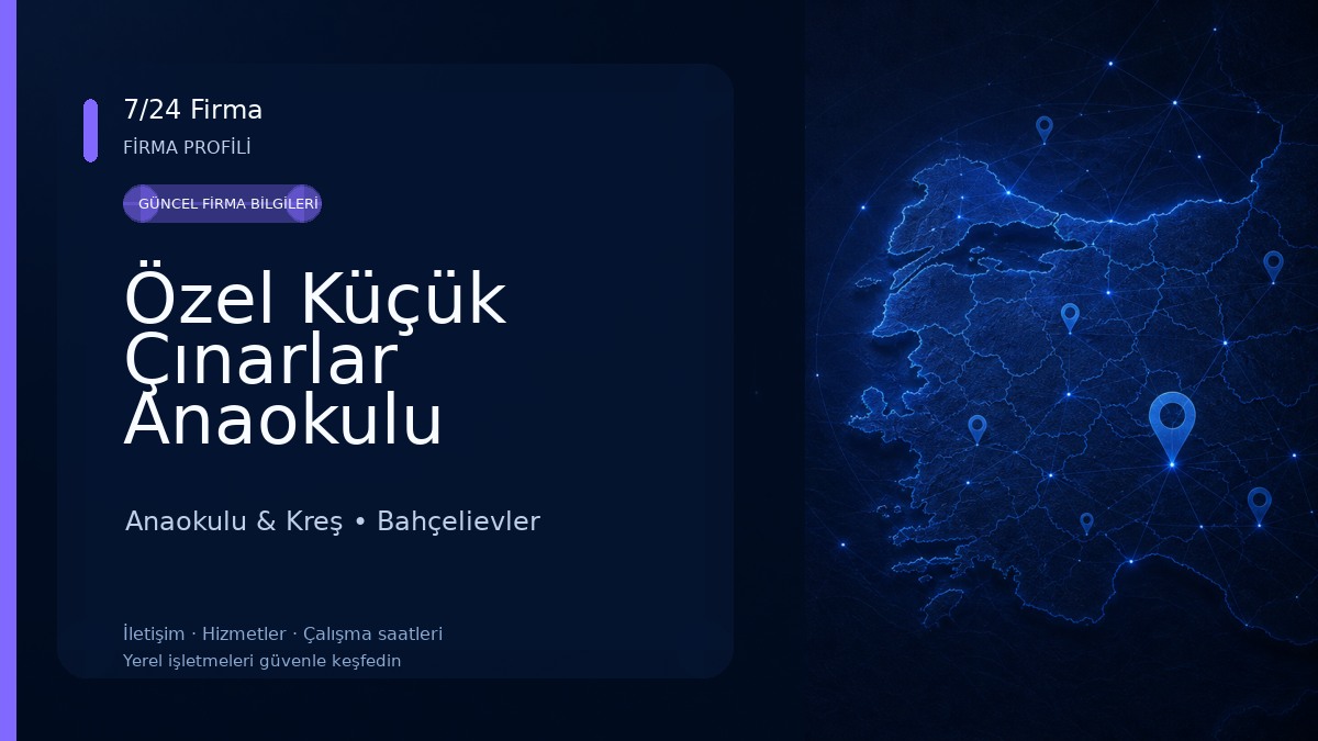 Özel Küçük Çınarlar Anaokulu Anaokulu & Kreş