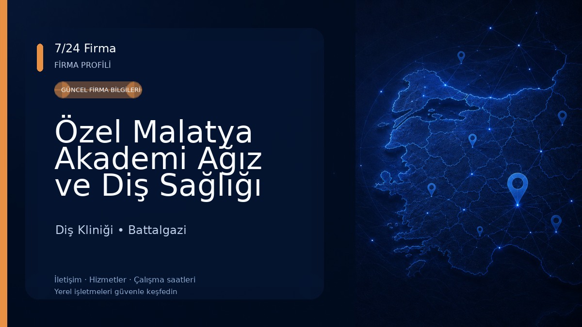 Özel Malatya Akademi Ağız ve Diş Sağlığı Polikliniği