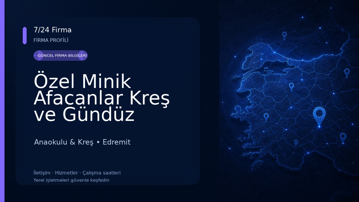Özel Minik Afacanlar Kreş ve Gündüz Bakımevi 