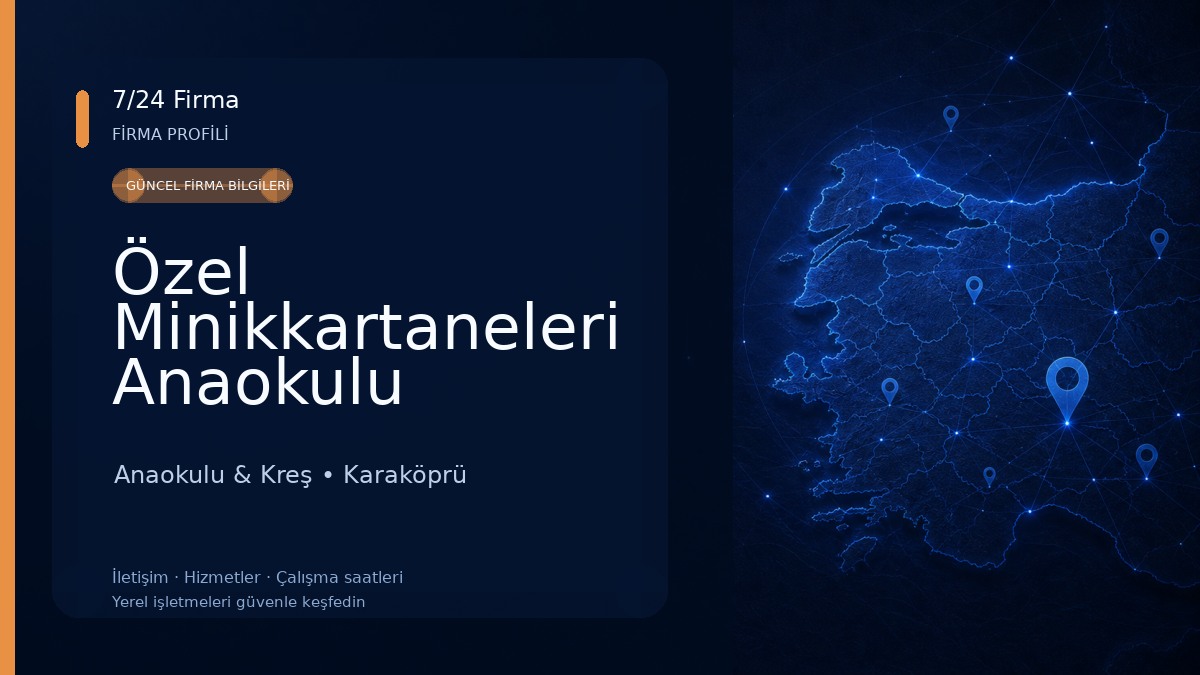 Özel Minikkartaneleri Anaokulu Anaokulu & Kreş