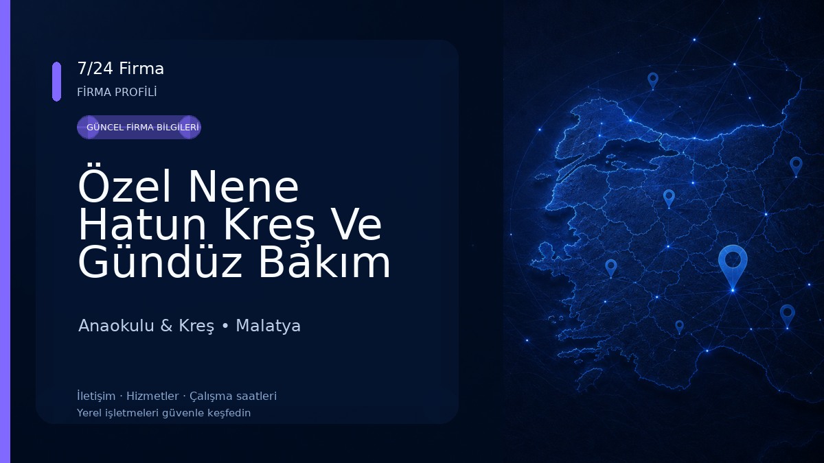 Özel Nene Hatun Kreş Ve Gündüz Bakım Evi Anaokulu & Kreş
