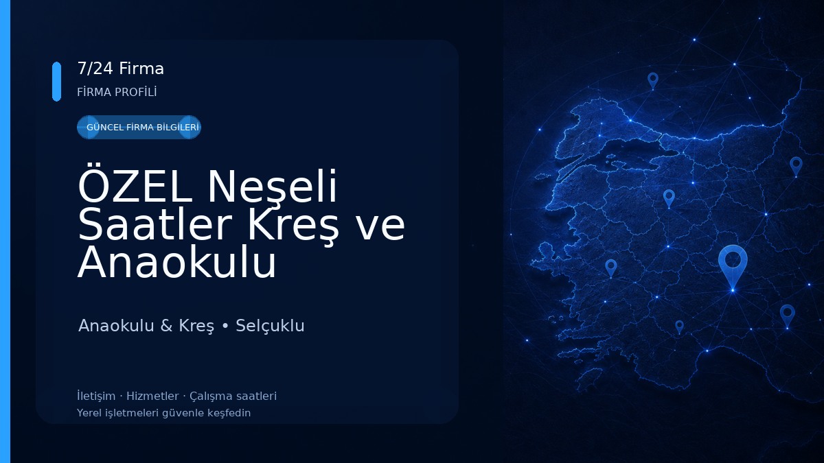 ÖZEL Neşeli Saatler Kreş ve Anaokulu Anaokulu & Kreş