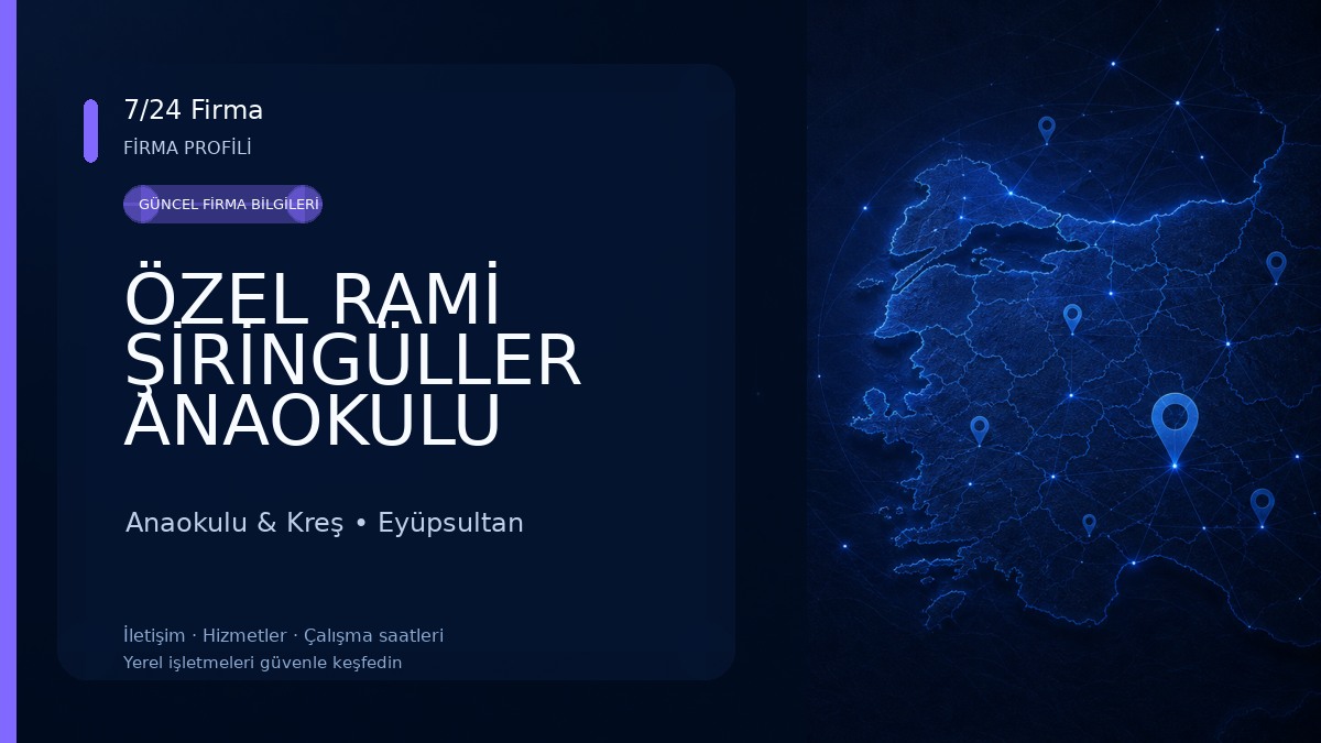 ÖZEL RAMİ ŞİRİNGÜLLER ANAOKULU Anaokulu & Kreş