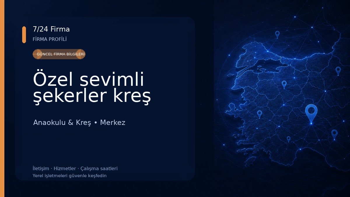 Özel sevimli şekerler kreş Anaokulu & Kreş