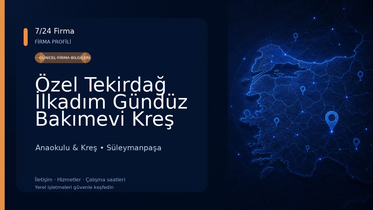 Özel Tekirdağ İlkadım Gündüz Bakımevi Kreş ve Anaokulu Anaokulu & Kreş