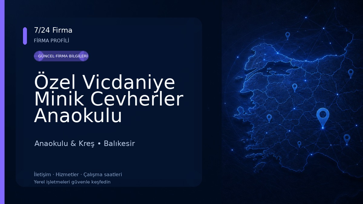 Özel Vicdaniye Minik Cevherler Anaokulu Anaokulu & Kreş