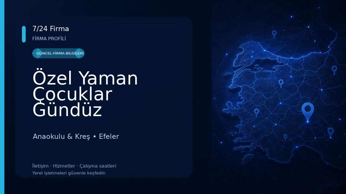 Özel Yaman Çocuklar Gündüz Bakımevi Anaokulu & Kreş