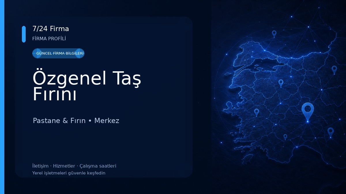 Özgenel Taş Fırını 