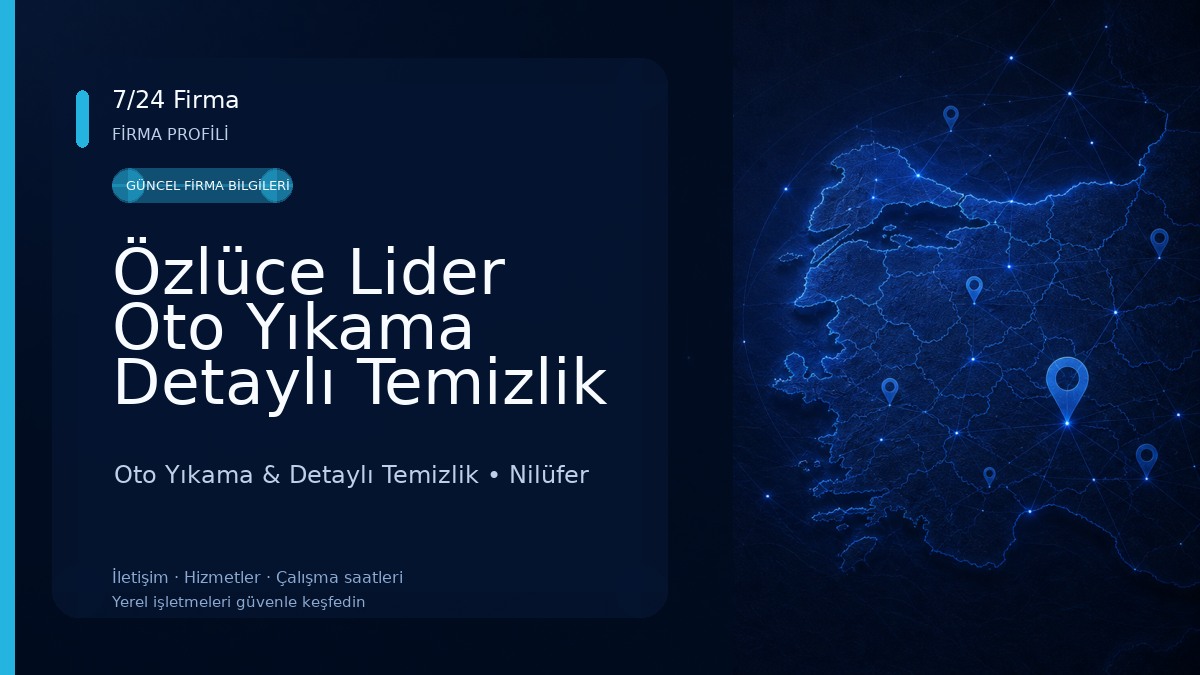Özlüce Lider Oto Yıkama Detaylı Temizlik Boya Koruma Seramik Kaplama Pasta Cila Oto Yıkama & Detaylı Temizlik