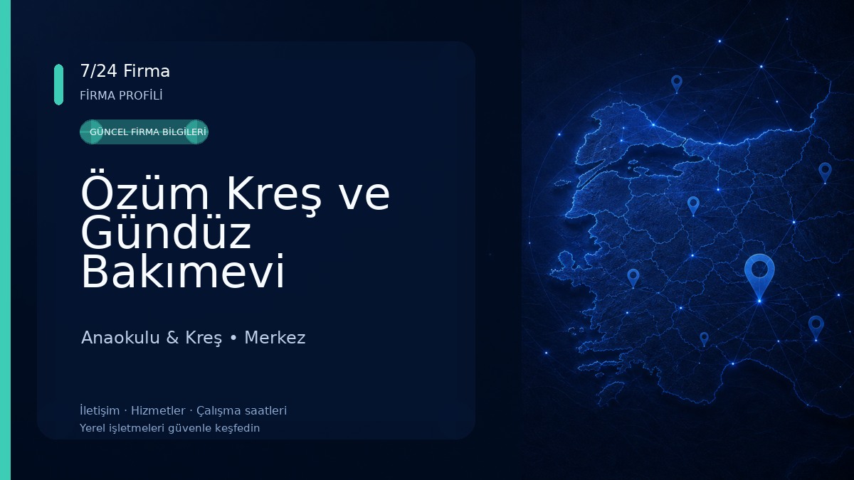 Özüm Kreş ve Gündüz Bakımevi Anaokulu & Kreş