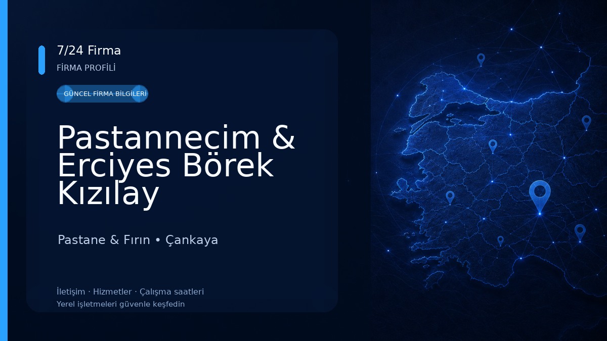 Pastannecim & Erciyes Börek Kızılay Pastane & Fırın