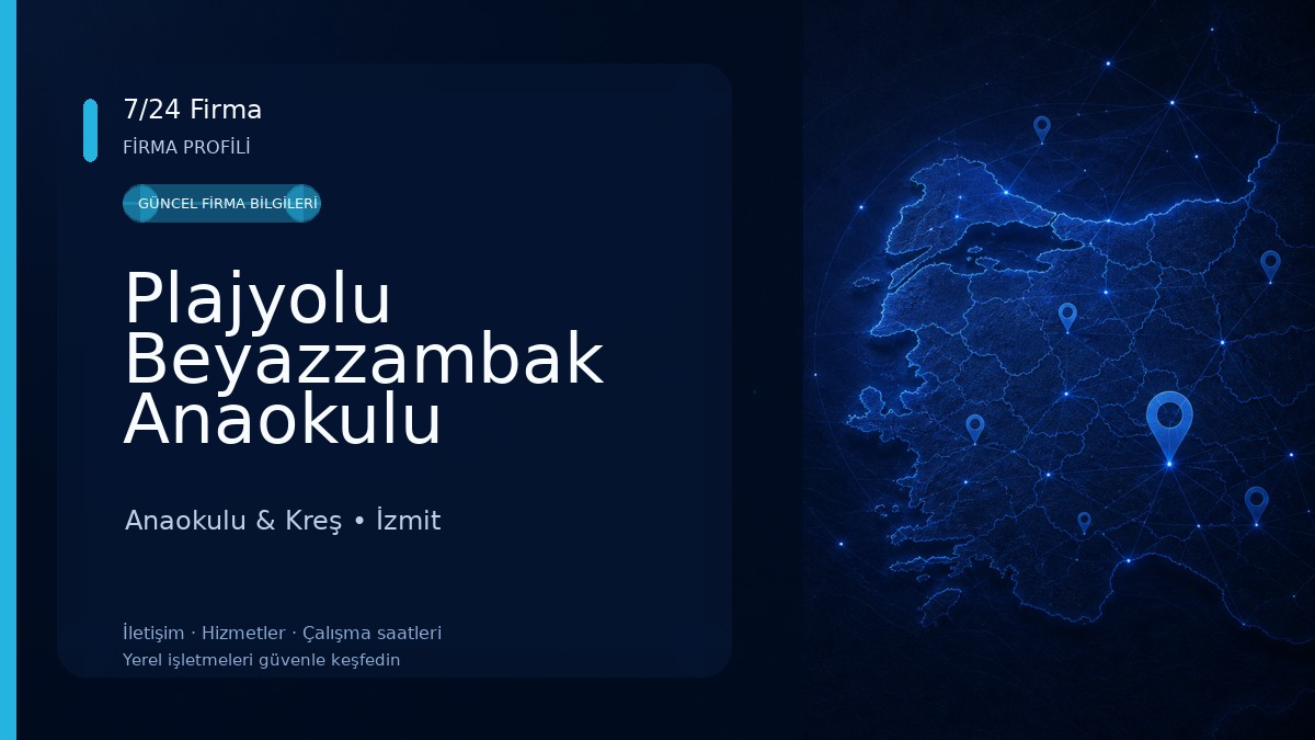 Plajyolu Beyazzambak Anaokulu