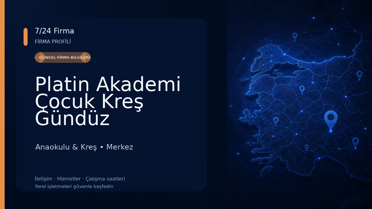 Platin Akademi Çocuk Kreş Gündüz Bakımevi