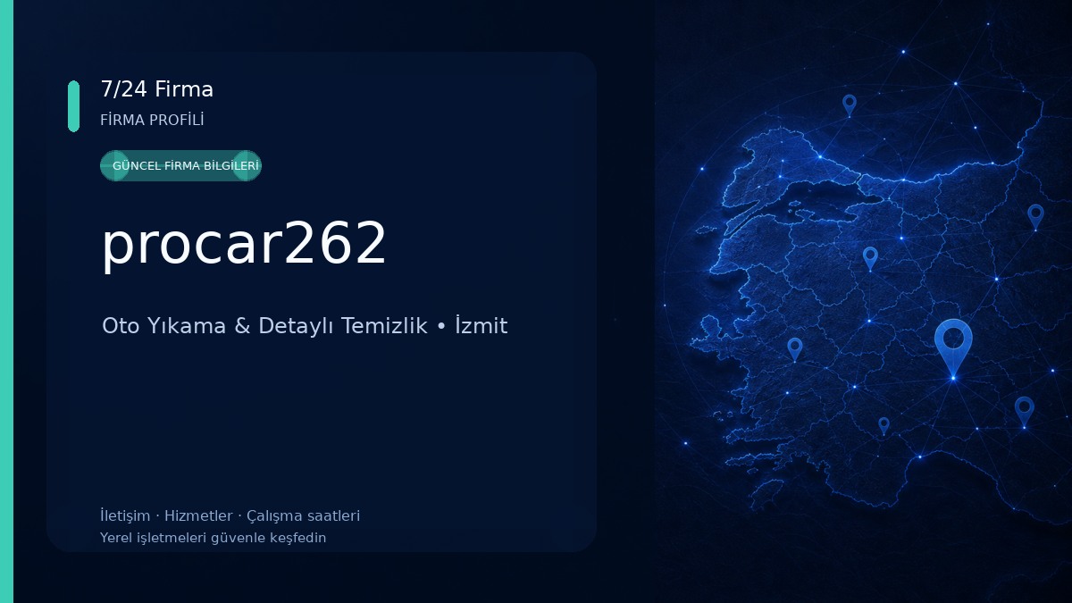 procar262 Oto Yıkama & Detaylı Temizlik