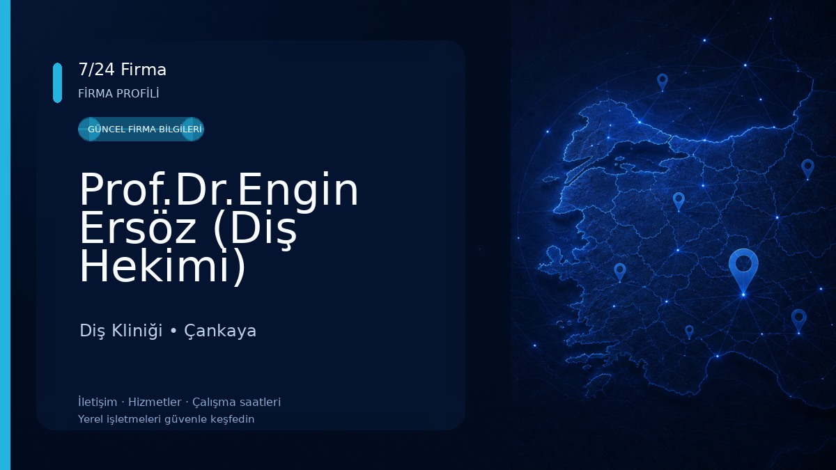 Prof.Dr.Engin Ersöz (Diş Hekimi) Diş Kliniği