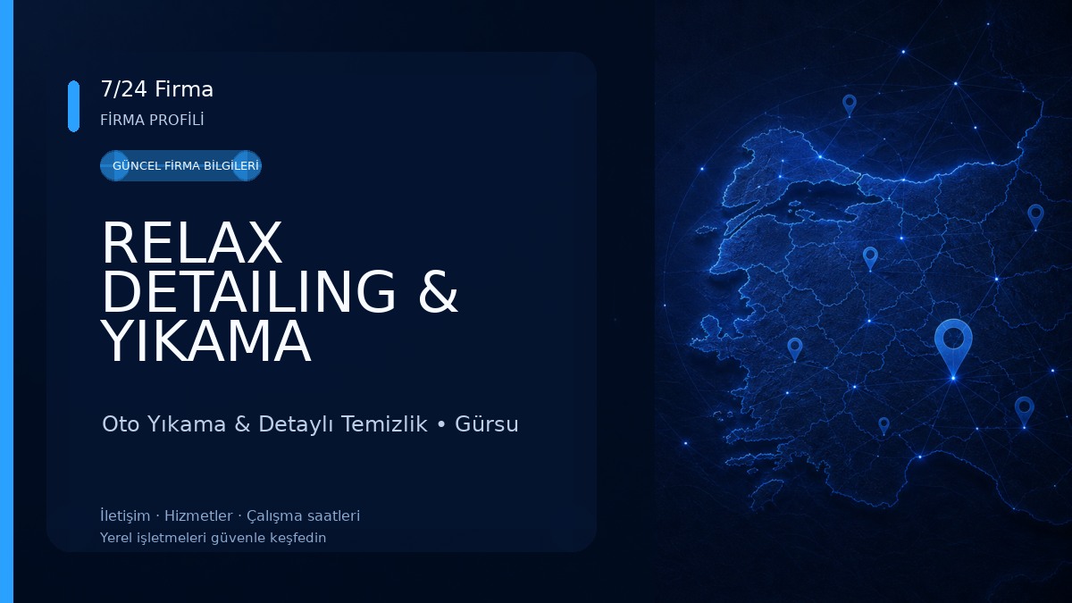 RELAX DETAILING & YIKAMA Oto Yıkama & Detaylı Temizlik