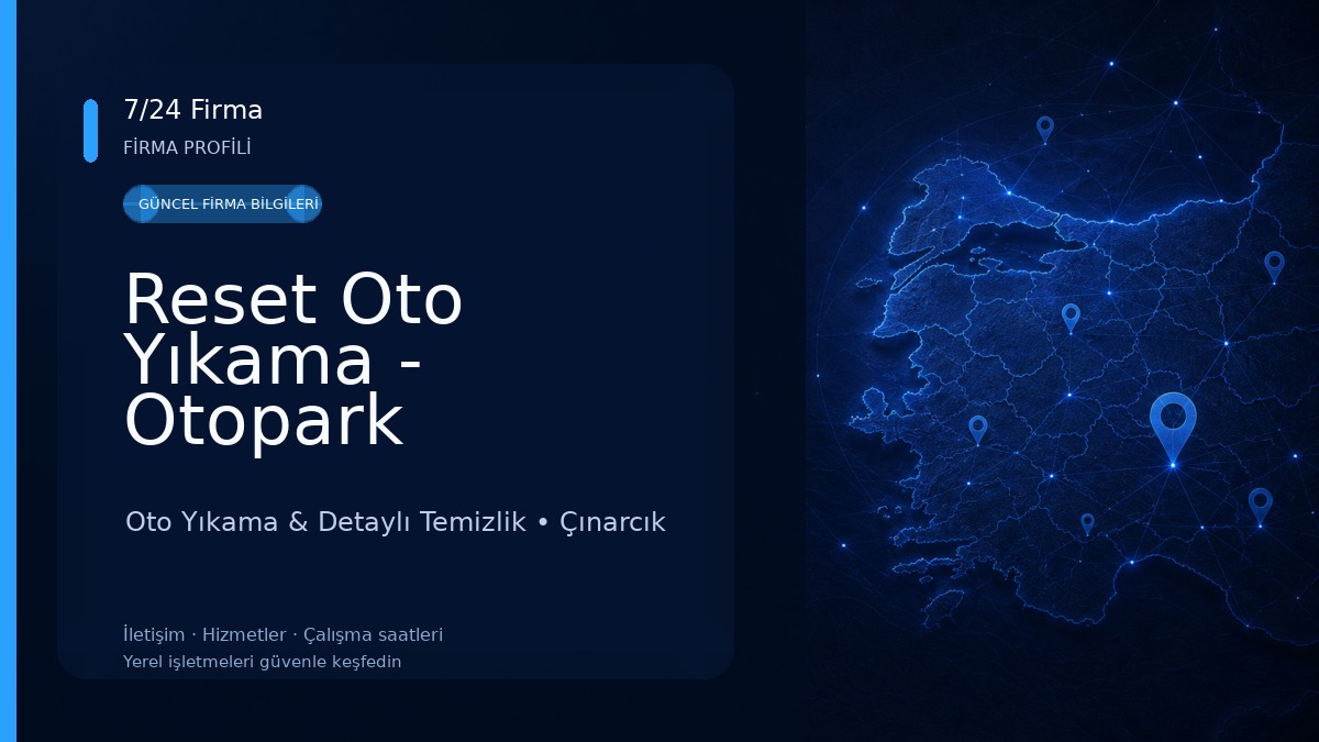 Reset Oto Yıkama - Otopark Oto Yıkama & Detaylı Temizlik