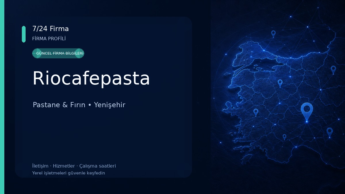 Riocafepasta Pastane & Fırın