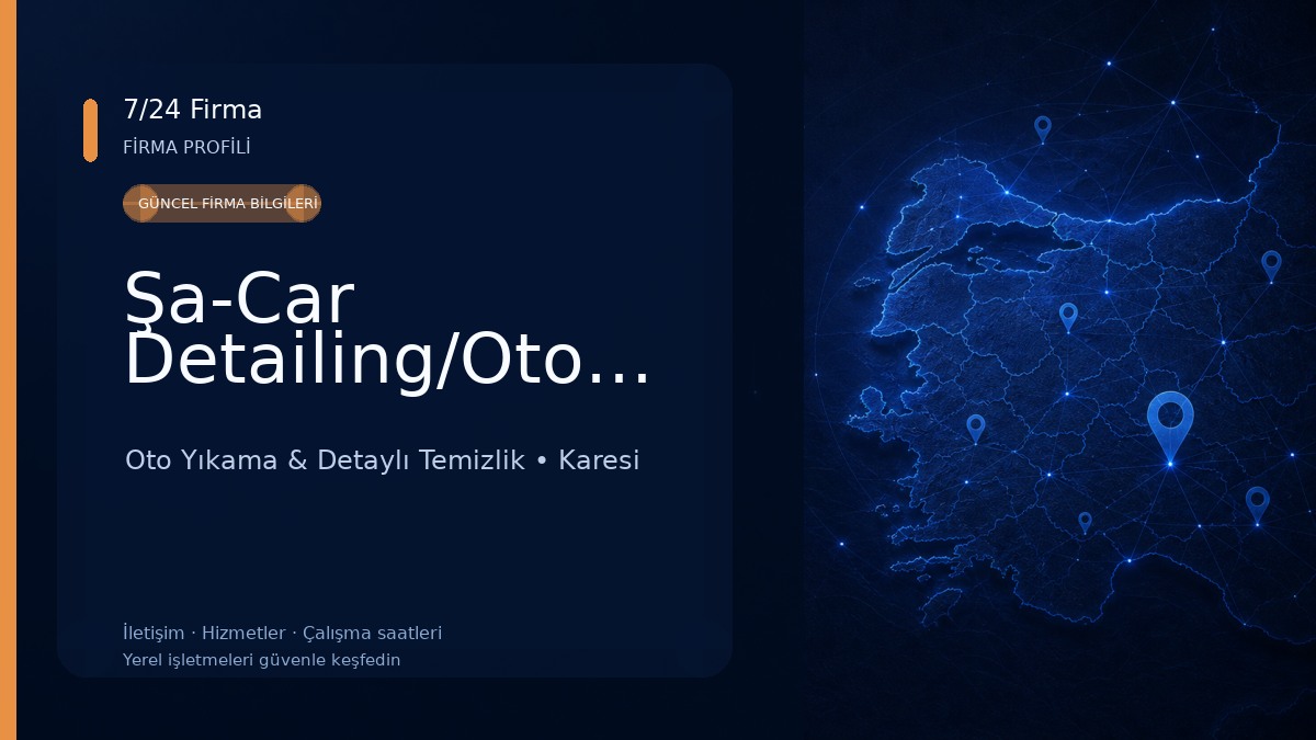 Şa-Car Detailing/Otomotiv