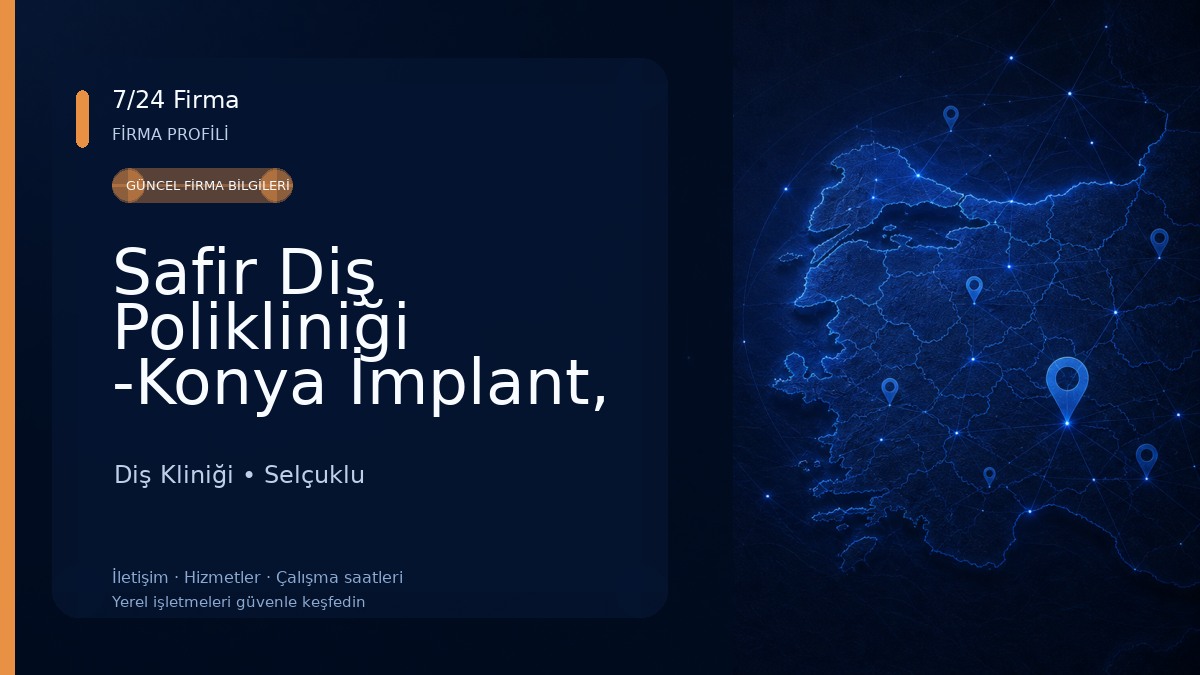 Safir Diş Polikliniği -Konya İmplant, Konya Diş, Konya Zirkonyum Kaplama, Konya Lamine Kaplama-