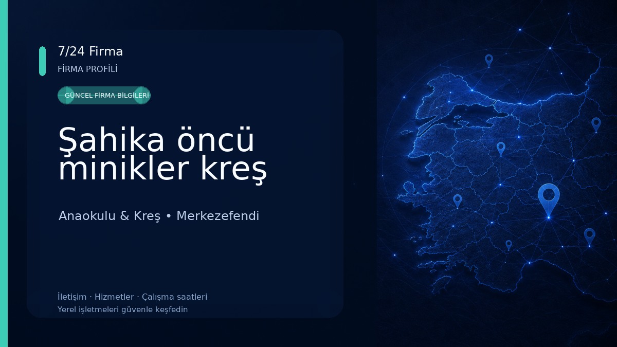 Şahika öncü minikler kreş