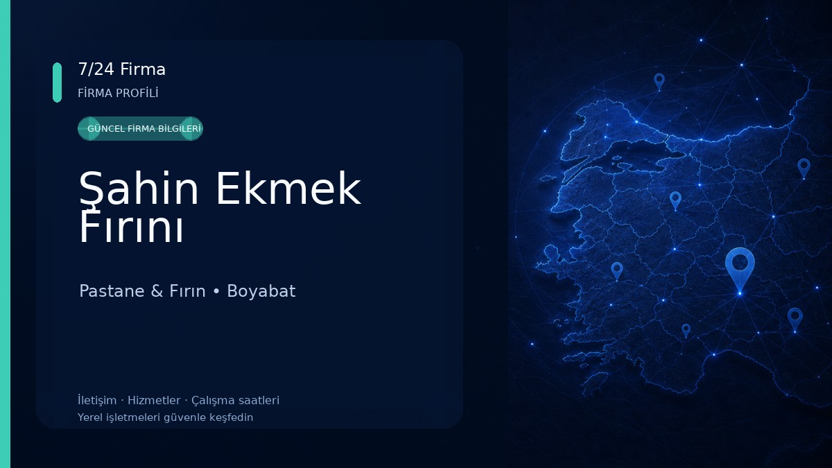 Şahin Ekmek Fırını 